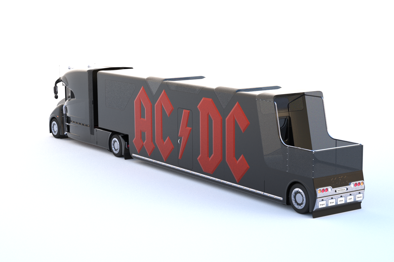 AC-DC促销卡车